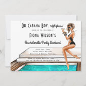 カバナボーイバチェロレッテ週末 招待状 (正面)