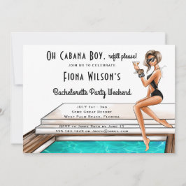 カバナボーイバチェロレッテ週末 招待状