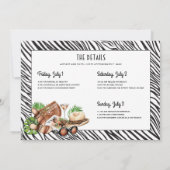 カバナボーイバチェロレッテ週末 招待状 (裏面)