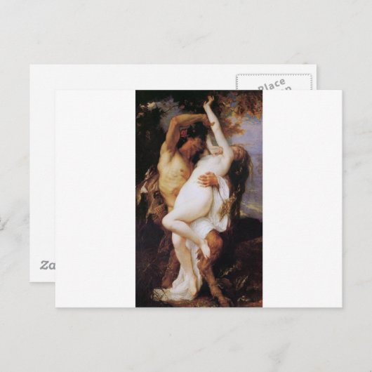 カバネルアレクサンドレニンフェエサティル1860 ポストカード (正面/裏面)