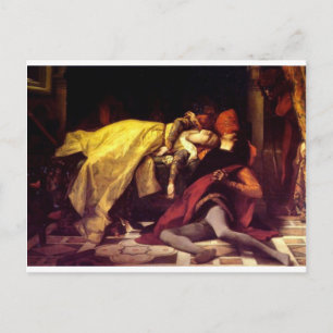 カバネルアレクサンドレThe Death of Francesca de Rimini ポストカード
