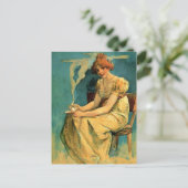 カババイアルフォンス（アルフォンス）ミュシャ～アールヌーボー ポストカード (スタンド正面)