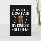 カバプードッグラバーカバプーママカブードル犬のオーナー カード (正面)