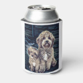 カバプー犬かわいい可愛い 缶クーラー (缶裏面)