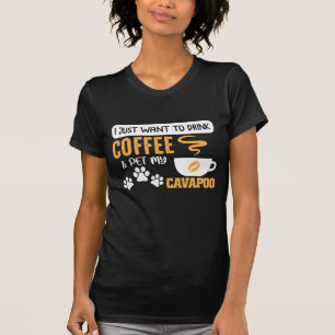カバプー犬のオーナーコーヒー豆飲み器 Tシャツ