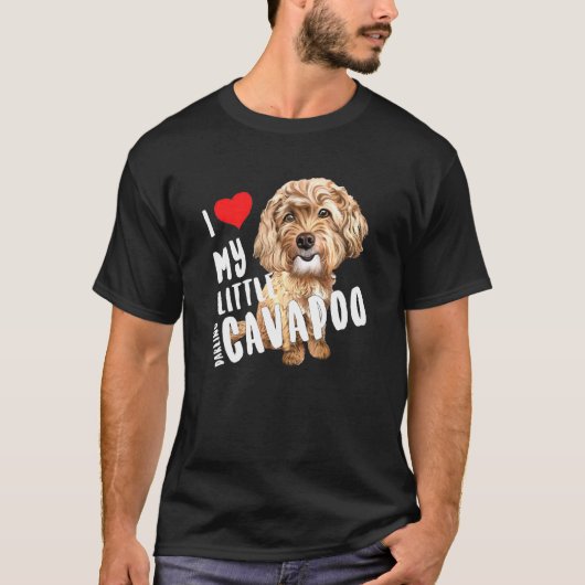 カバプー犬Pup私の小さなダリングカバプーが大好き Tシャツ (正面)