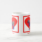 カバポウドグレッドバレンタインデーハート コーヒーマグカップ (中央)