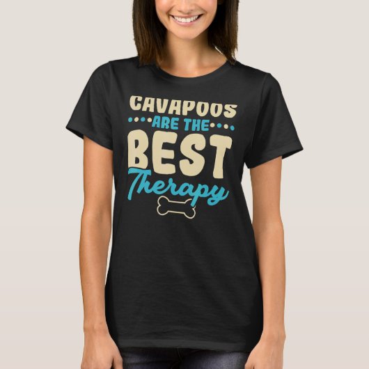 カバポスは最高のセラピー犬の操り人形の所有者 Tシャツ (正面)