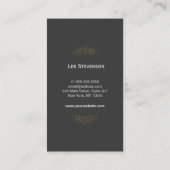 カバユニークスターヴィンテージガエル 名刺 (裏面)