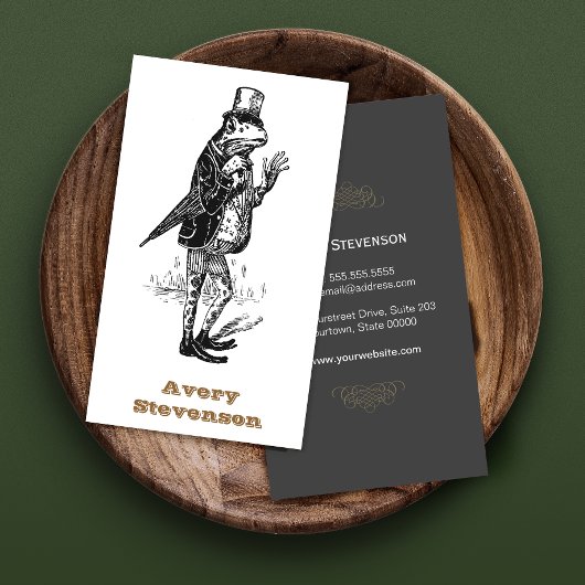 カバユニークスターヴィンテージガエル 名刺