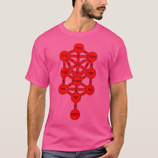 カバラの木 Tシャツ (正面)