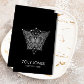 カバラーザツリーオブライフバタフライオーナメント 名刺