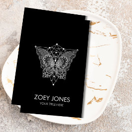 カバラーザツリーオブライフバタフライオーナメント 名刺