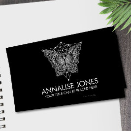 カバラーザツリーオブライフ – バタフライオーナメント 名刺