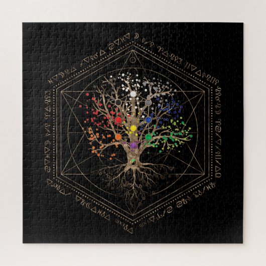 カバラ·ザ·ツリー·オブ·ライフ ジグソーパズル (縦)