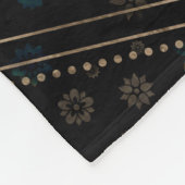 カバラ·ザ·ツリー·オブ·ライフ·マーブル·アンド·金ゴールド フリースブランケット (角)