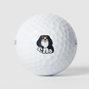 カバリアキングスチャールズスパニエル犬 ゴルフボール