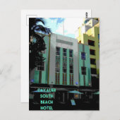 カバリエアールデコマイアミポスター ポストカード (正面/裏面)