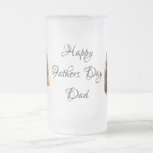カバリエスパニエル犬ファーザーズ・デー。 フロストグラスビールジョッキ (中央)