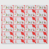 カバリエパピーランニング紙ズアフターサンタラッピング ラッピングペーパー (フラット)