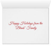 カバリエールキングチャールズクリスマスラブホリデーカード (内部横(下))