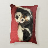 カバリエールキングチャールズスパニエル犬アクセント枕 アクセントクッション (裏面(縦))