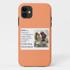 カバリエールキングチャールズスパニエル犬アートラブイズ iPhone 11 ケース