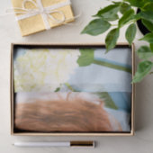 カバリエールキングチャールズスパニエル犬ウィズアジサイ 薄葉紙 (ギフト)