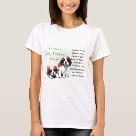 カバリエールキングチャールズスパニエル犬ギフト Tシャツ