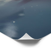 カバリエールキングチャールズスパニエル犬クリスマススススノー ポスター (コーナー)