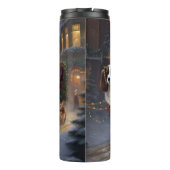 カバリエールキングチャールズスパニエル犬クリスマスフェスティバル タンブラー (裏面)