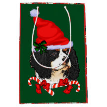 カバリエールキングチャールズスパニエル犬クリスマスメリー