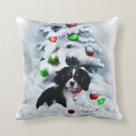 カバリエールキングチャールズスパニエル犬クリスマス クッション
