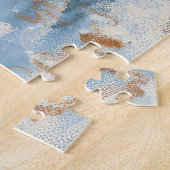 カバリエールキングチャールズスパニエル犬クリスマス ジグソーパズル (側面)