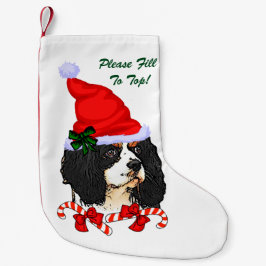 カバリエールキングチャールズスパニエル犬クリスマス スモールクリスマスストッキング