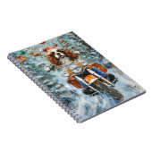 カバリエールキングチャールズスパニエル犬クリスマス ノートブック (右側)