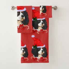 カバリエールキングチャールズスパニエル犬クリスマス バスタオルセット