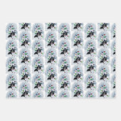 カバリエールキングチャールズスパニエル犬クリスマス ラッピングペーパーシート (正面2)