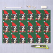 カバリエールキングチャールズスパニエル犬クリスマス 薄葉紙 (クラフト)