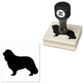 カバリエールキングチャールズスパニエル犬シルエット ラバースタンプ (押印)