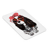 カバリエールキングチャールズスパニエル犬ズfromパリウィズラブ マグネット (右側)