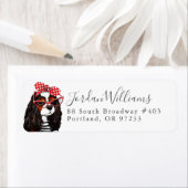 カバリエールキングチャールズスパニエル犬ズfromパリウィズラブ ラベル (インサイチュ)