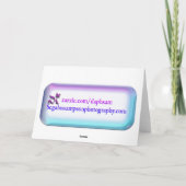 カバリエールキングチャールズスパニエル犬セントパトリックの日 カード (裏面)