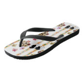 カバリエールキングチャールズスパニエル犬トリ ビーチサンダル (アングル)