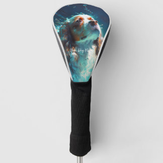 カバリエールキングチャールズスパニエル犬ドスイミング002 ゴルフヘッドカバー