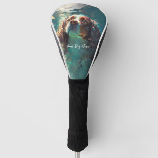 カバリエールキングチャールズスパニエル犬ドスイミング005 ゴルフヘッドカバー
