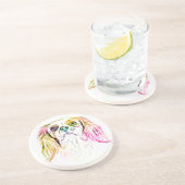 カバリエールキングチャールズスパニエル犬ドッグア絵画ート コースター (側面)