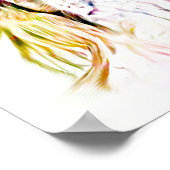 カバリエールキングチャールズスパニエル犬ドッグア絵画ート ポスター (角)