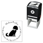 カバリエールキングチャールズスパニエル犬ドッグパピー セルフインキングスタンプ (インサイチュ)