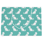 カバリエールキングチャールズスパニエル犬ドッグパピー ラージペーパーバッグ (正面)